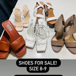 Shoes for sale! Sizes 8-9
